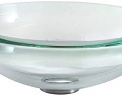 KRAUS GV-150-19mm Clear 34mm edge Glass Vessel Sink 2