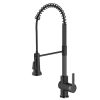 KRAUS Britt Touchless Sensor Commercial Single Handle Pull Down Kitchen Faucet in Matte Black, KSF-1691MB 4