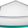 Kraus Ventus Glass Bathroom Shelf with Rail, Brushed Gold Finish, KEA-17745BG 3