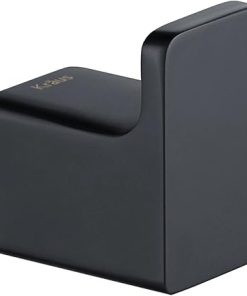 Kraus Stelios Bathroom Robe and Towel Hook, Matte Black Finish, KEA-19901MB