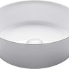 KRAUS Round Clear Glass Vessel Bathroom Sink, 16 1/2 inch GV-101 3