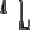 KRAUS Allyn Industrial Pull-Down Single Handle Kitchen Faucet in Spot-Free Stainless Steel, KPF-4102SFS 4