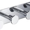 Kraus Elie Bathroom Robe and Towel Hook Rack with 4 Hooks, Chrome Finish, KEA-18804CH