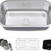 KRAUS 23-inch 16 Gauge Standart PRO Kitchen Sink Combo Set with Bolden 18-inch Kitchen Faucet and Soap Dispenser, Stainless Steel KHU101-23-1610-53SS 3