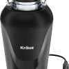 KRAUS Garbage Disposal Air Switch Kit in Spot-Free Stainless Steel with Push Button, AC Adapter, Power Cord, and Air Tube Included, KWDA-200SFS 3