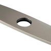 KRAUS Deck Plate for Kitchen Faucet in Spot Free Stainless Steel, DP02SFS