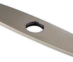 KRAUS Deck Plate for Kitchen Faucet in Spot Free Stainless Steel, DP02SFS
