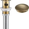 KRAUS Pop-Up Drain with Overflow in Satin Nickel, PU-11SN 3