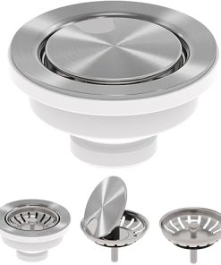 KRAUS Stainless Steel Versi Drain Assembly with FlipCap, ST-4 2
