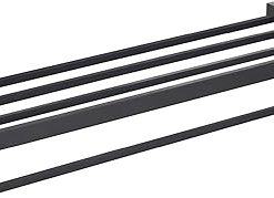 KRAUS Stelios Bathroom Shelf with Towel Bar, Matte Black Finish, KEA-19942MB