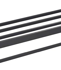 KRAUS Stelios Bathroom Shelf with Towel Bar, Matte Black Finish, KEA-19942MB