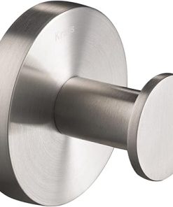 Kraus Elie Bathroom Robe and Towel Hook, Brushed Nickel Finish, KEA-18801BN