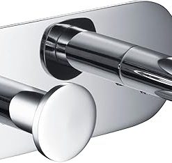 Kraus Elie Bathroom Robe and Towel Double Hook, Chrome Finish, KEA-18803CH