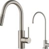 KRAUS Oletto Touchless Sensor Commercial Pull-Down Single Handle Kitchen Faucet with QuickDock Top Mount Assembly in Matte Black 3