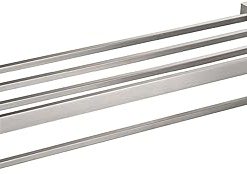 KRAUS Stelios Bathroom Shelf with Towel Bar, Brushed Nickel Finish, KEA-19942BN