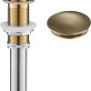 KRAUS Pop-Up Drain with Overflow in Brushed Gold, PU-11BG 3