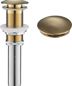 KRAUS Pop-Up Drain in Brushed Gold, PU-10BG