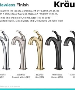 Kraus KVF-1200SFS Arlo Bathroom Faucet, Spot Free Stainless Steel 2