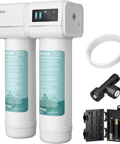KRAUS Purita 2-Stage Under Sink Water Filtration System with Digital Display Monitor, FS-1001 2