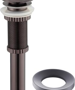 Ares Glass Vessel Sink and Waterfall Faucet Oil Rubbed Bronze 2