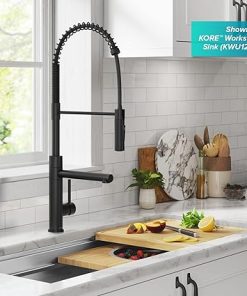 KRAUS Artec Pro Commercial Style Pull-Down Single Handle Kitchen Faucet with Pot Filler in Matte Black, KPF-1604MB 2