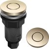 KRAUS Flat-Top Garbage Disposal Air Switch Button in Brushed Brass, KWDB-20BB 3