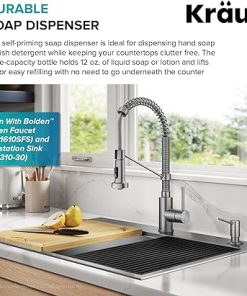 KRAUS Kitchen Soap and Lotion Dispenser in Spot Free Stainless Steel, KSD-41SFS 2