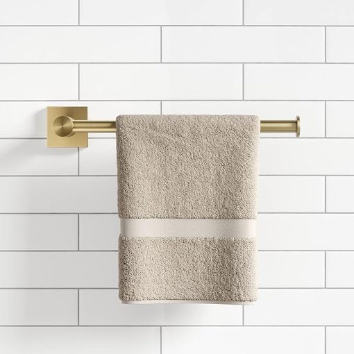KRAUS Ventus 10-inch Bathroom Towel Bar Rack, Brushed Gold Finish, KEA-17725BG - Image 2