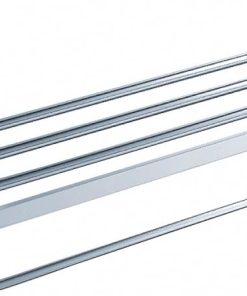 KRAUS Bathroom Accessories - Bath Towel Rack with Towel Bar in Chrome