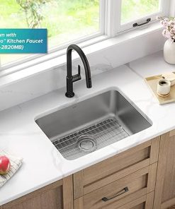 KRAUS Dex 25-inch Undermount 16 Gauge Stainless Steel Single Bowl Kitchen Sink, KA1US25B 2