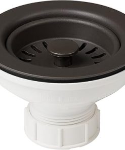 Kraus Kitchen Sink Strainer for 3.5-Inch Drain Openings in Brown, PST1-BR