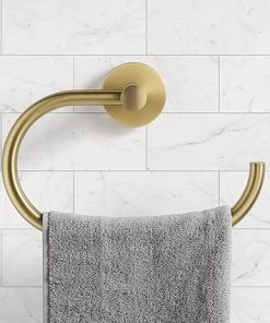 KRAUS Elie Bathroom Towel Ring in Brushed Gold, KEA-18825BG 2