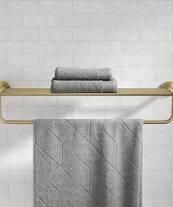 KRAUS Elie Bathroom Shelf Towel Rack with Towel Bar in Brushed Gold, KEA-18842BG 2